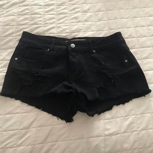 Zara black deserted shorts nwot